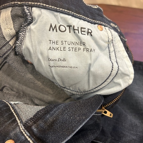 MOTHER ~ THE STUNNER ANKLE STEP FRAY in disco dolls colour size 24 - Picture 10 of 12